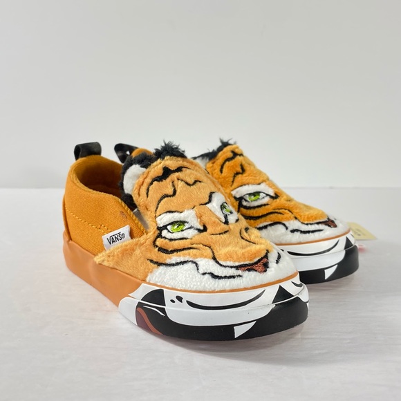 Vans Shoes Vans X Project Cat Slipon V Wild Tiger Sneakers Poshmark
